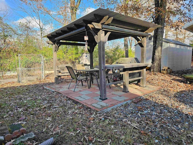 view of patio