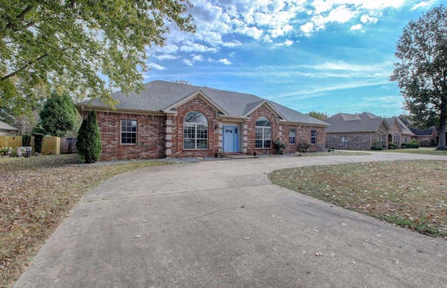 view of ranch-style house