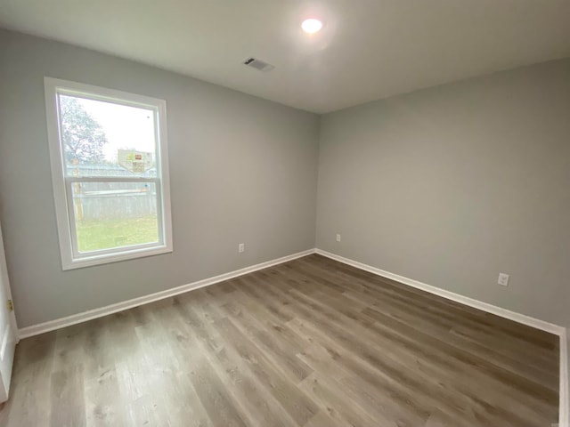 interior space featuring hardwood / wood-style floors