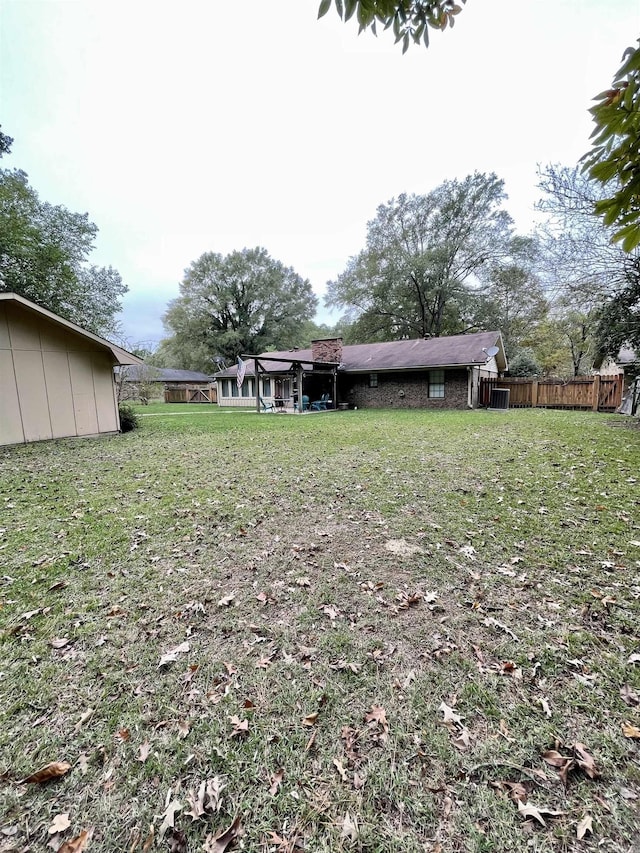 view of yard