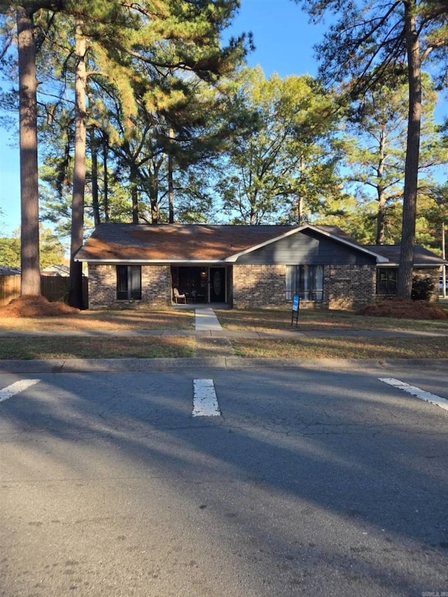 view of ranch-style home