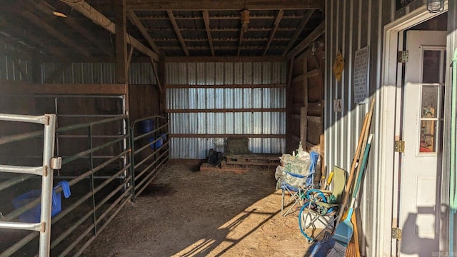 view of stable