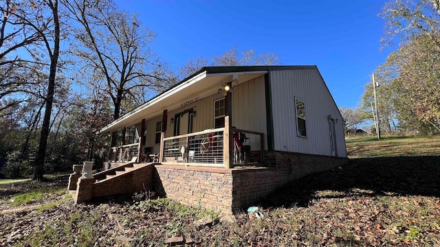 view of side of property