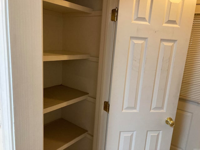 view of closet