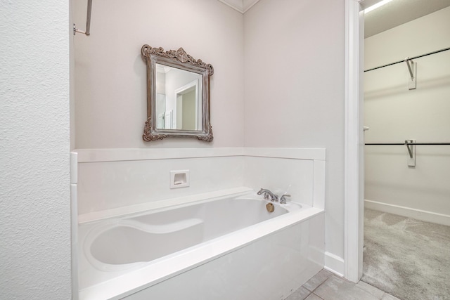 bathroom featuring a bathing tub