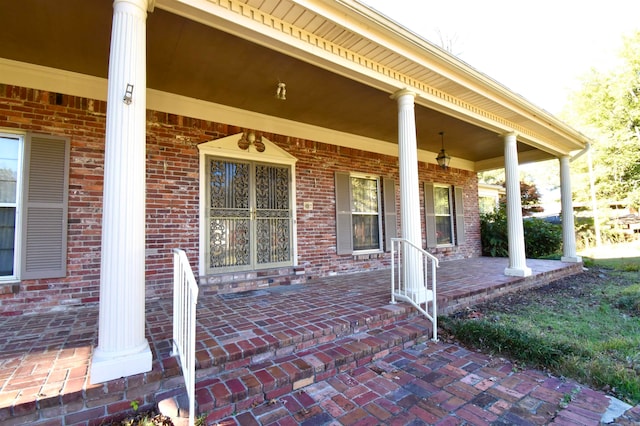 view of patio / terrace featuring a porch