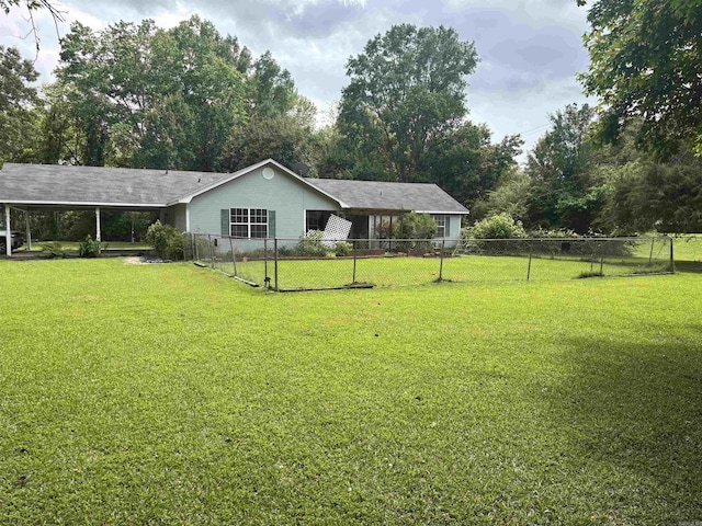 view of ranch-style home