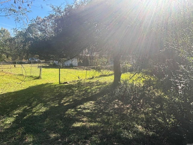 view of yard featuring a rural view