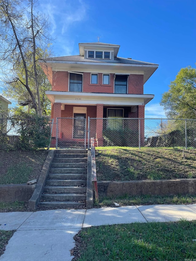 view of front of property