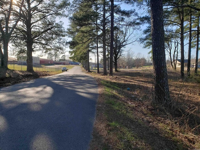 view of road