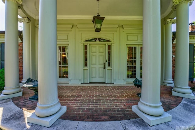 view of entrance to property