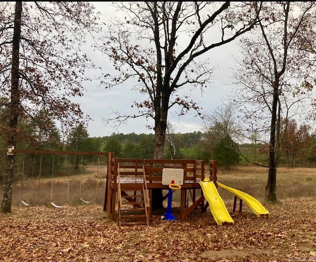 view of play area