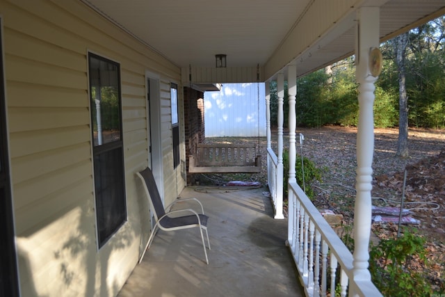 view of patio / terrace featuring a porch