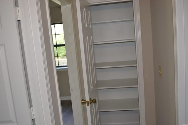 view of closet