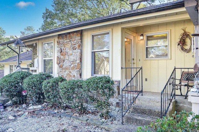 view of entrance to property