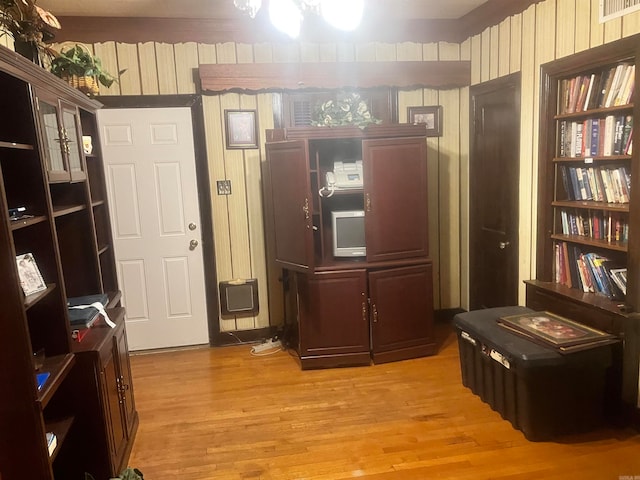 interior space featuring light hardwood / wood-style flooring