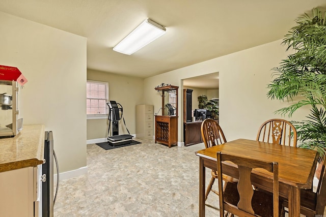 view of dining room