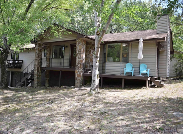 view of front of home