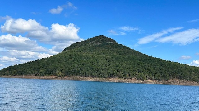 water view with a mountain view