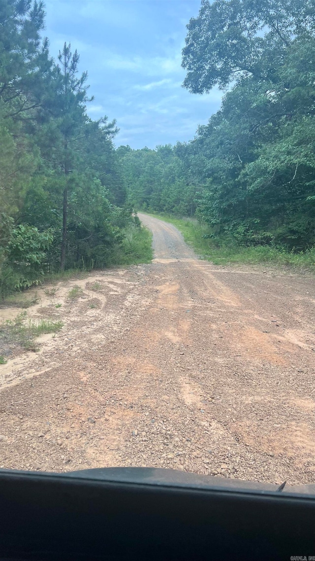 view of road