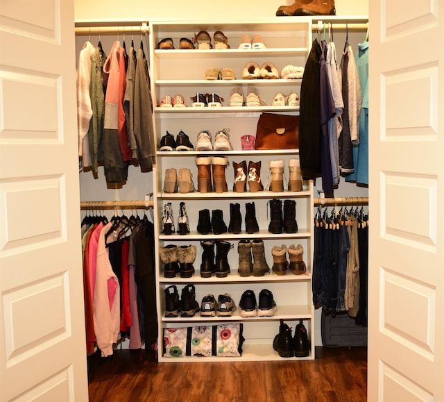 view of closet