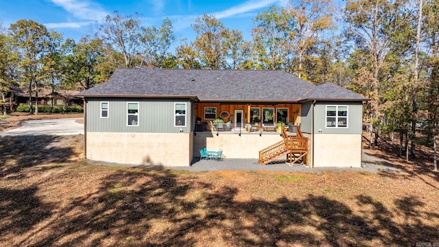 view of back of property