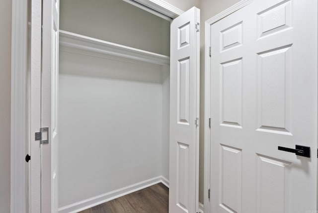 view of closet