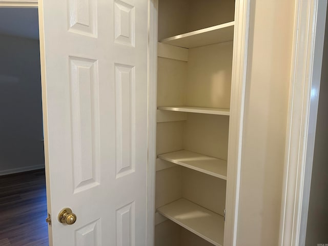 view of closet