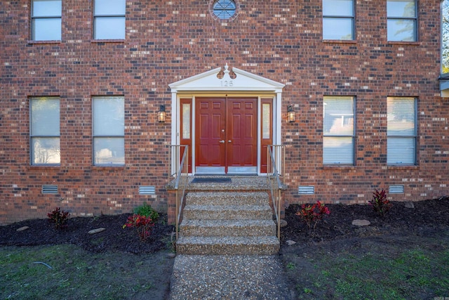 125 Pebble Beach Dr, Little Rock, AR 72212 - doorway to property with brick siding and crawl space