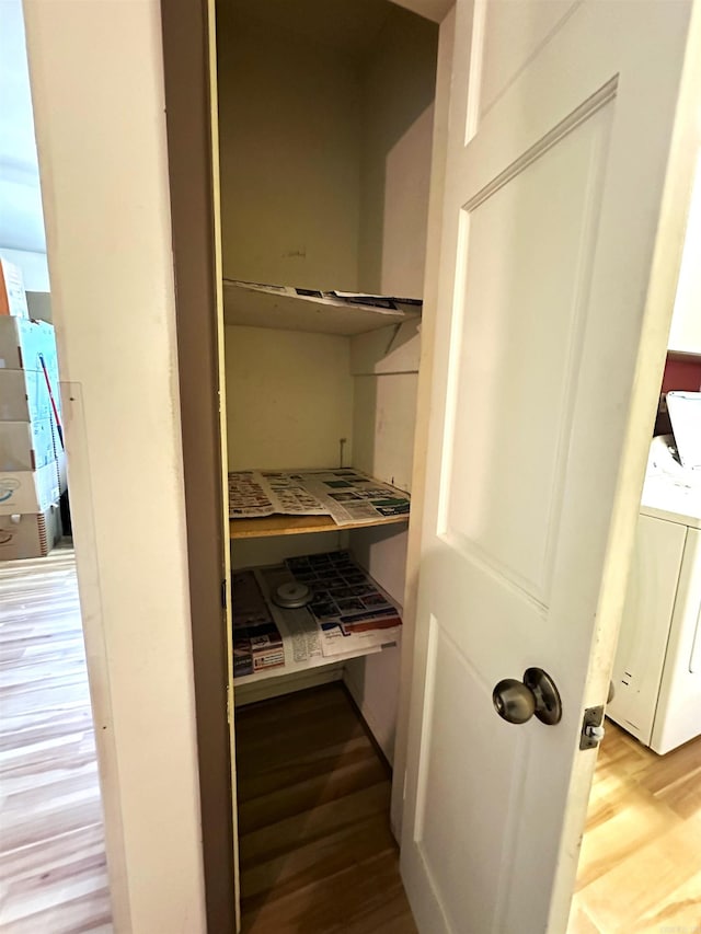 closet featuring washer / clothes dryer