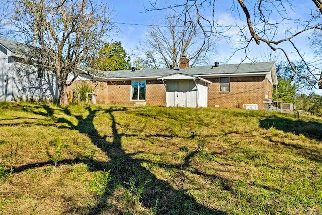 view of rear view of property