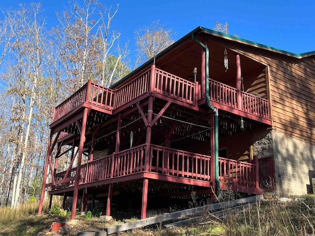 view of rear view of house