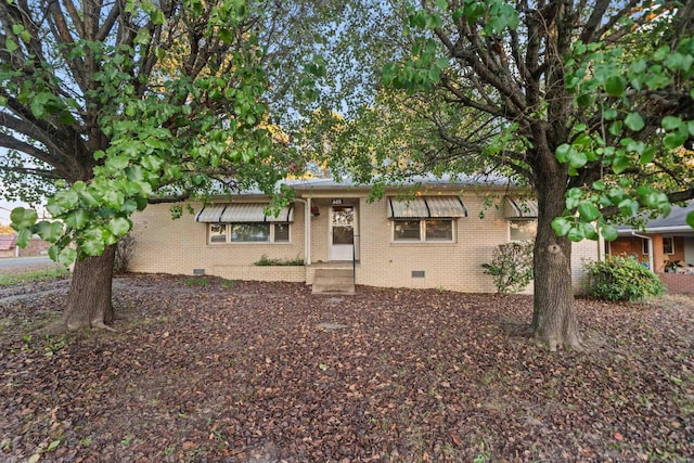 view of ranch-style house