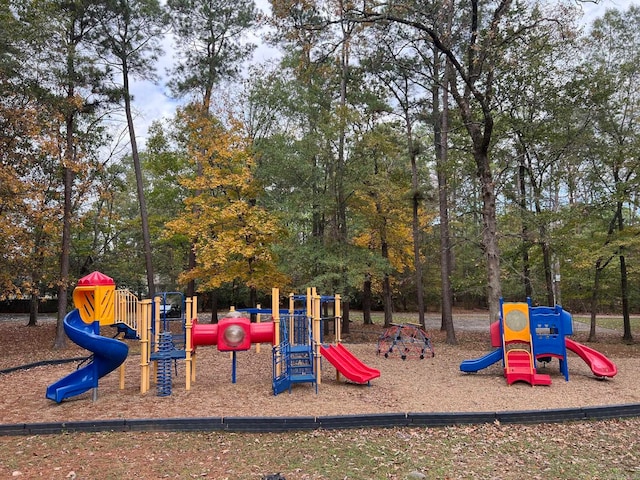 view of jungle gym