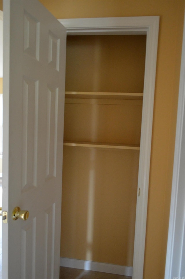 view of closet