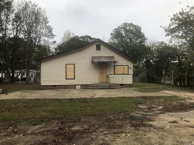 view of rear view of property