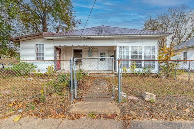 view of bungalow-style house