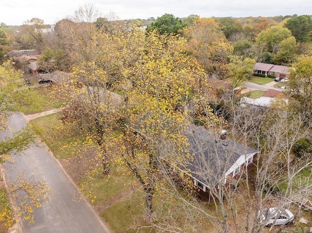 713 N Spring St, Searcy, AR 72143 - aerial view of property and surrounding area featuring a forest