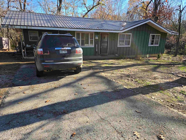 view of ranch-style home