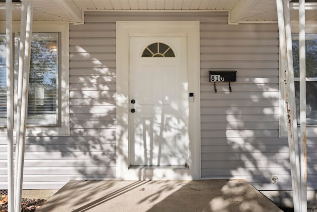 view of property entrance