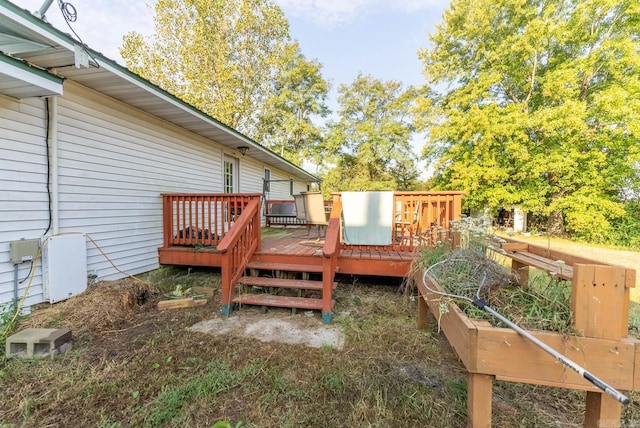 view of deck