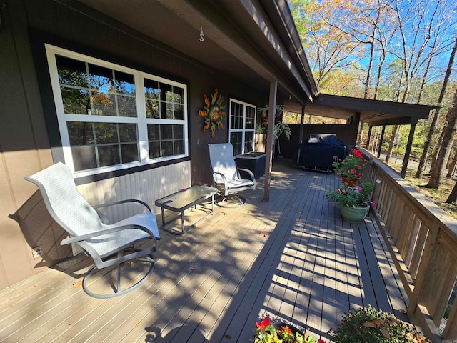 view of deck