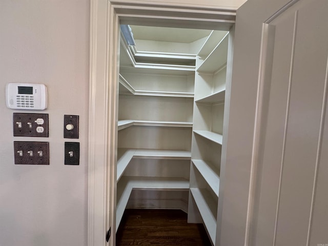 view of pantry