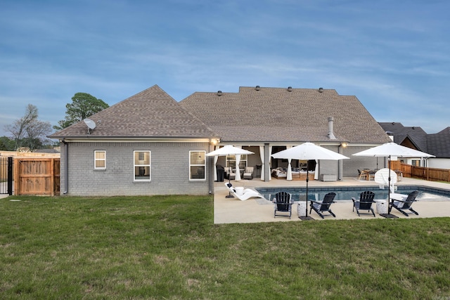 3025 Bordeaux Cv, Alexander, AR 72002 - back of house with a patio and roof with shingles