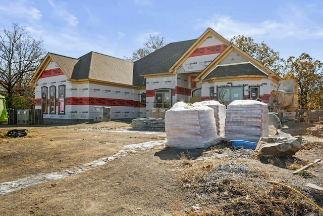 view of property under construction