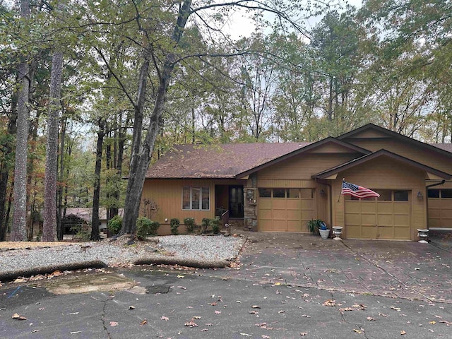 ranch-style house with a garage