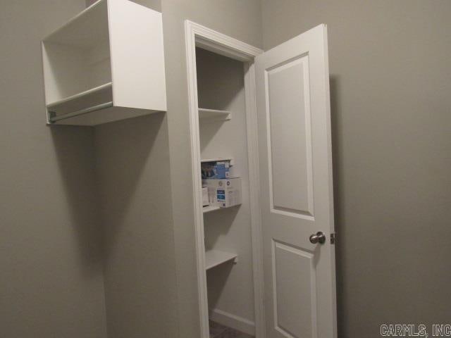 view of closet