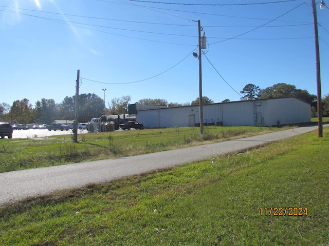 view of road