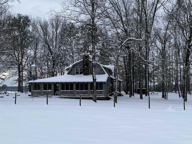 view of front of house