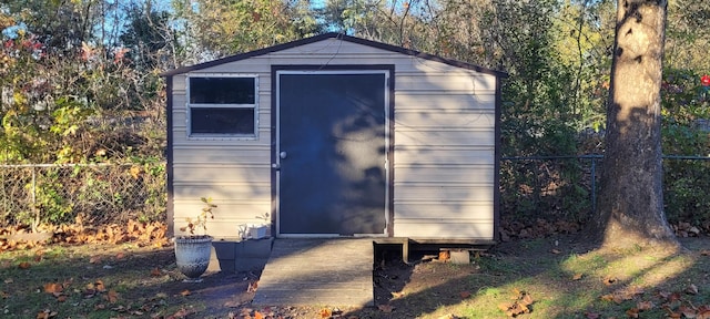 view of outbuilding